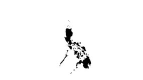 animated video of the Philippines map icon
