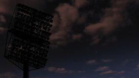 Stadium or arena lit up by powerful floodlights - Powered by Shutterstock - Get 15% off with code: PIKWIZARD15