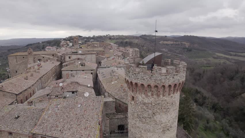 Ficulle from Above: An Enchanting Journey into the Medieval Heart