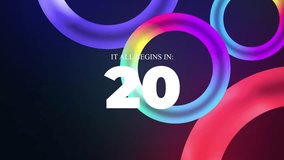 New Year countdown counters purple color animated percentage counter,cicle ring galaxy backgrounds and gradient colors 2K 4K HD.mp4 - Powered by Shutterstock - Get 15% off with code: PIKWIZARD15