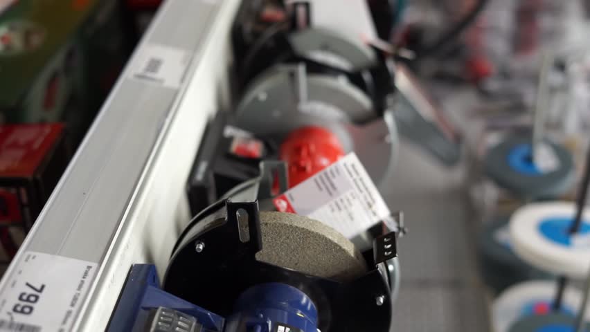 electric sharpener in a store vertical video
