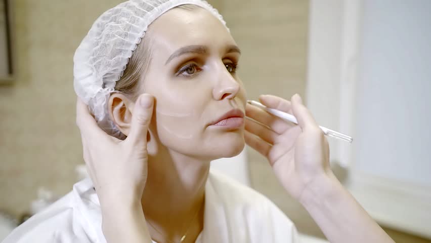 Preparation for cosmetic surgery.