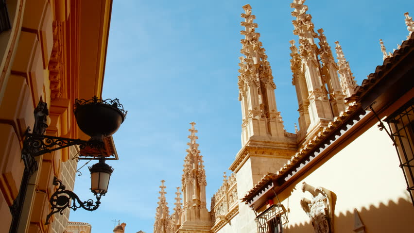 Royal Chapel of Granada, Andalucia, Spain, an exquisite mausoleum, exemplifies Gothic architecture and Spanish royal history
