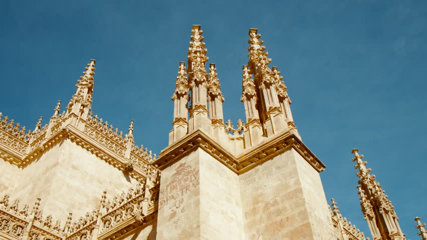 Royal Chapel of Granada, Andalucia, Spain, an exquisite mausoleum, exemplifies Gothic architecture and Spanish royal history
