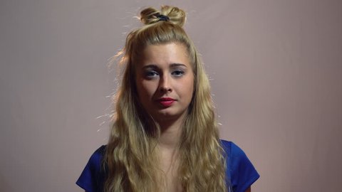 Beautiful Sexy Blonde Girl In の動画素材 ロイヤリティフリー Shutterstock