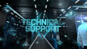 technical support. IT Administrator Activating Modern Data Center Server with Hologram. - Powered by Shutterstock - Get 15% off with code: PIKWIZARD15