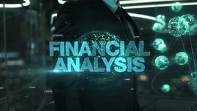 Businessman with Financial Analysis hologram concept - Powered by Shutterstock - Get 15% off with code: PIKWIZARD15