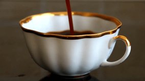 Coffee Stock Video , Coffee - Drink, Pouring, Cafe, Domestic Life, Close-up