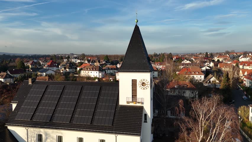Kassel, Germany- Fasanenhof Church Flyover