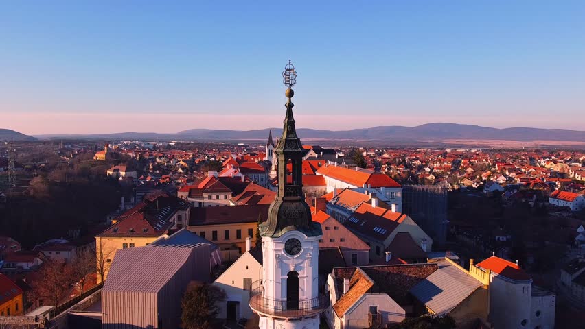 Veszprem, Hungary - Fire Tower Aerial View