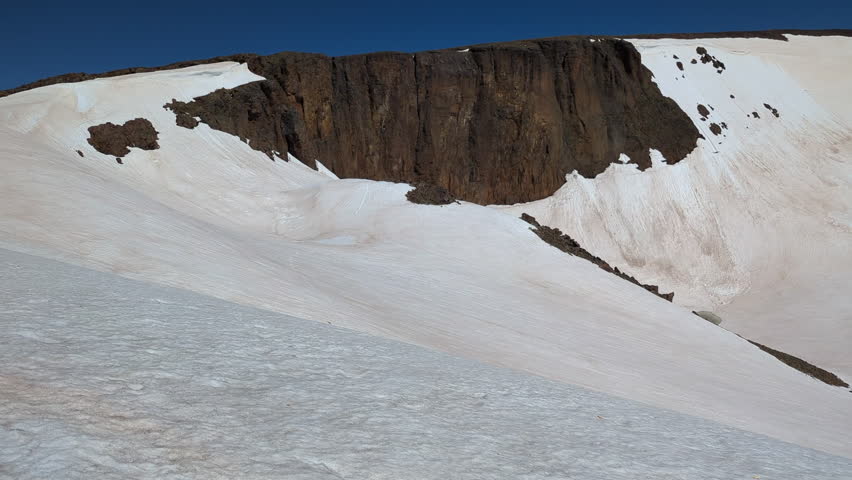 View from the Lava Cliffs Overlook on the Trail Ridge Road in the Rocky Mountain National Park (Estes Park, Colorado, United States of America). 