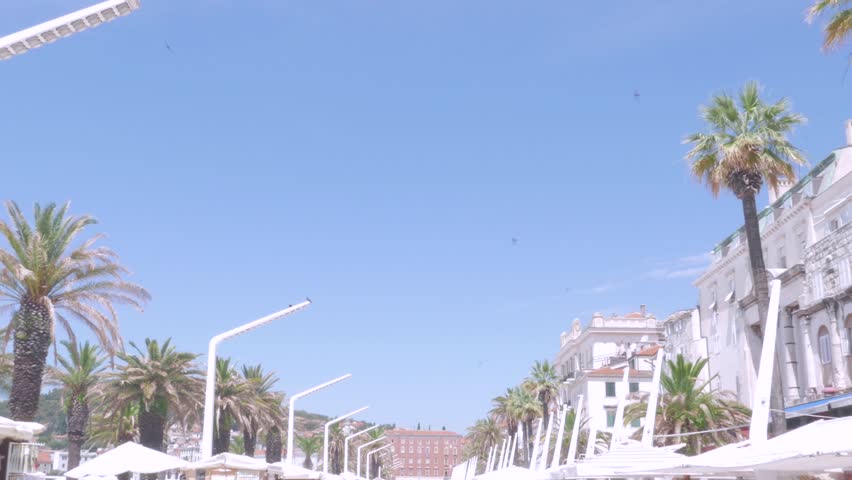 Riva Split, Seaside promenade of Split, Croatia