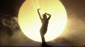  Silhouette Of women Dancing Animated 3D Lighting Stage - Powered by Shutterstock - Get 15% off with code: PIKWIZARD15