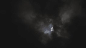 Clouds passing by moon at night. Full moon at night with cloud real time. mystery fairyland scene. - Powered by Shutterstock - Get 15% off with code: PIKWIZARD15