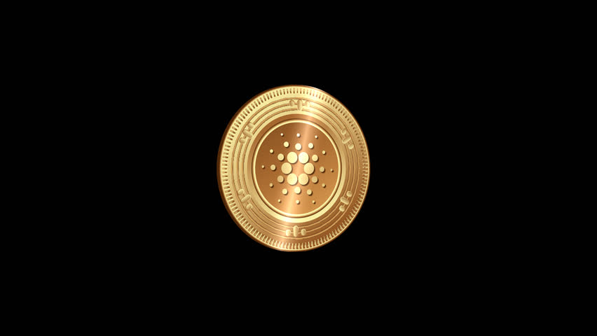 Looping rotation Cardano coin cryptocurrency footage, ADA coin without background, 3d rendering. Royalty-Free Stock Footage #3407891025