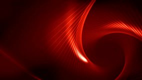 Rotating spinning abstract slow motion moving animation video colour red 