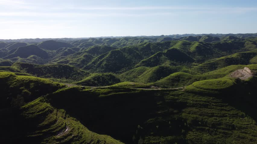 Landcape on sumba island, indonesia