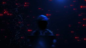 Abstract Warning detected System Hacking Attack. Online Security Safety malware program hackers coding virus ransomware computers. 4K 3D Cyber attack, system breaking malware concept. Hacked Error - Powered by Shutterstock - Get 15% off with code: PIKWIZARD15