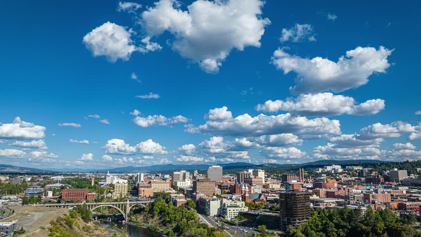 spokane summer timelapse washington downtown