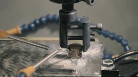 water cutting milling machine, metalwork concept