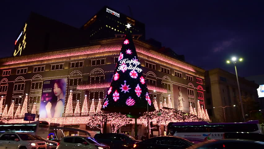 Seoul, South Korea - December Stock Footage Video (100% Royalty-free