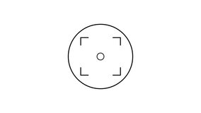 Camera video capture icon, center focus symbol. scan QR code icon, auto focus icon, resize, full screen background. - Powered by Shutterstock - Get 15% off with code: PIKWIZARD15