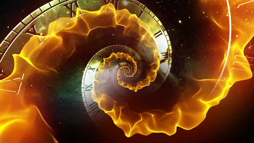Time Travel Vortex Spiral Tunnel | Portal to Multiple Dimensions | 4th Dimension | Space-Time Continuum Visual Effect | Animated Motion Background Orange Yellow Golden 03 Royalty-Free Stock Footage #34090936