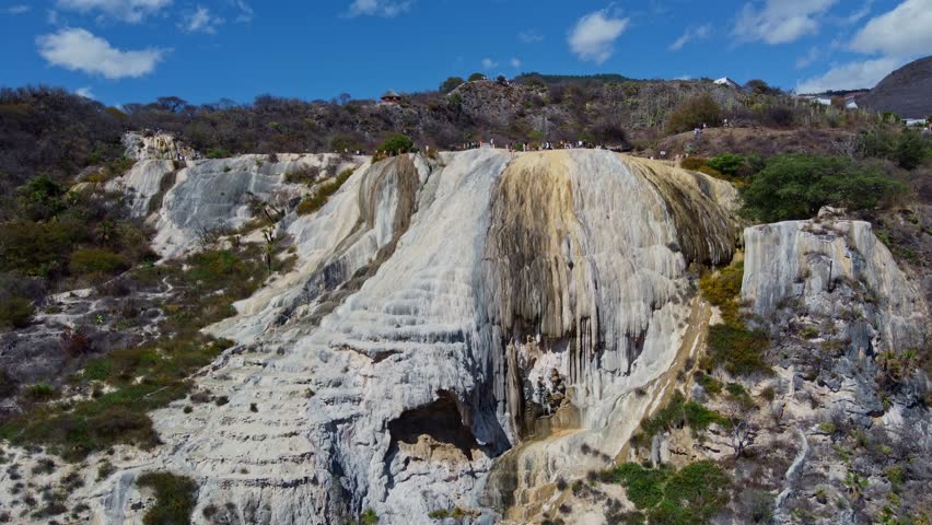 Hierve el Agua, thermal spring in the Central Valleys of Oaxaca, Mexico