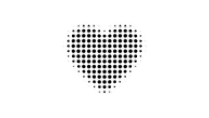 gradient loop halftone background animation.