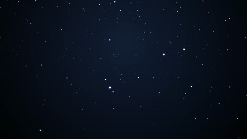 Night Sky with Stars and Moon