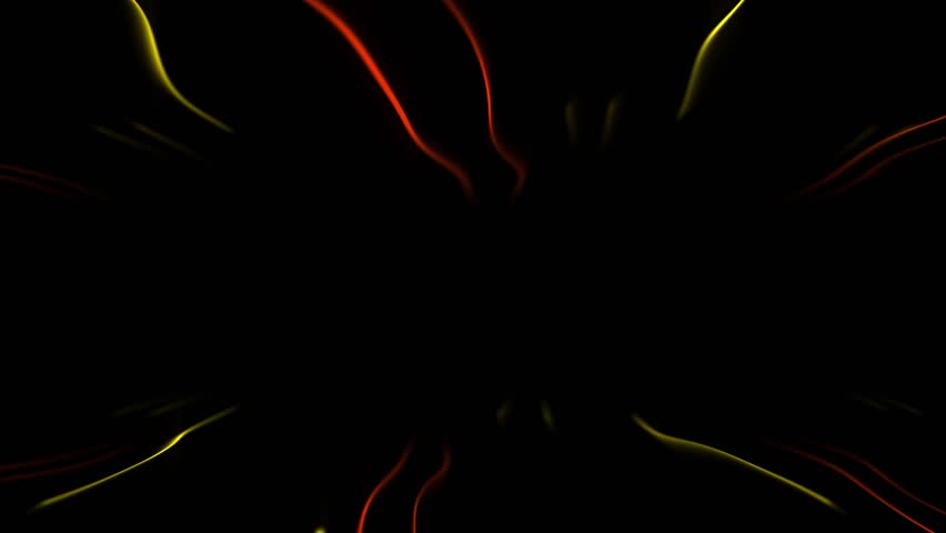 Elegant neon organic abtract lines background 4K.