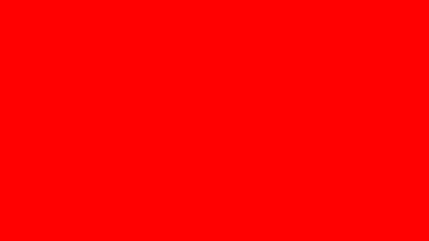 Happy Birthday written in black letters with red background.