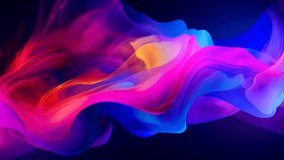 Abstract background video multicolor liquid swirls of marble fluid pattern gradient textured motion loop animated painting 