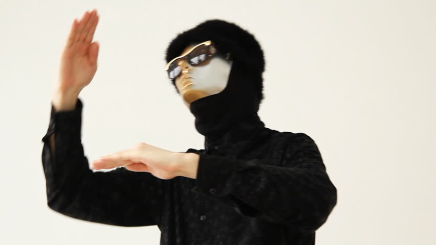 a man in a mask dance 