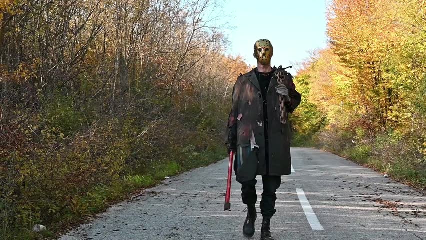 The man with the mask