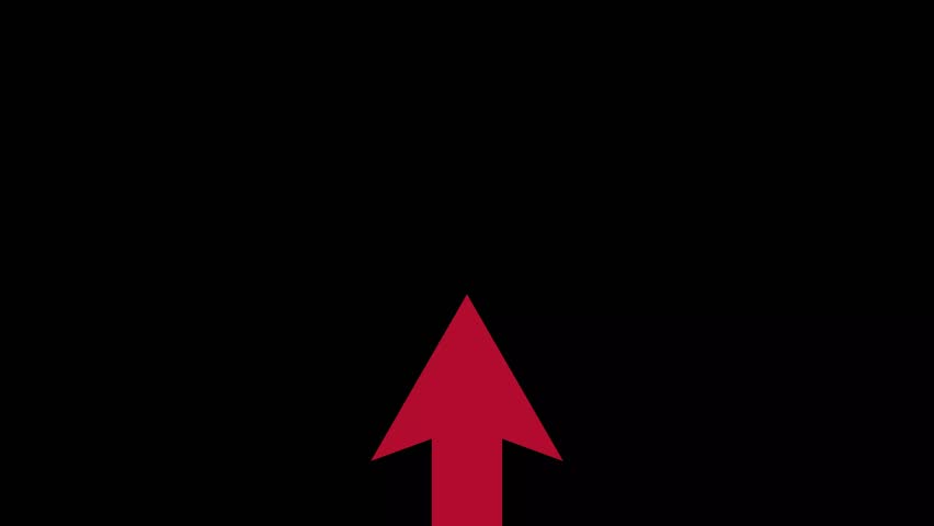 Download to cloud arrow animation flat icon on balck background. Downloading data for Modern apps and websites Storage, hosting and Files backup.