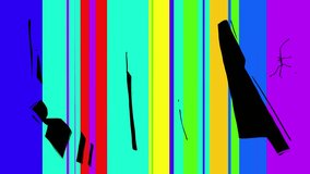 Animation of display matrix malfunction with black crash. Texture of the circuit diodes of a TV, tablet or smartphone screen. Physical damage to a gadget stock video in 4K. - Powered by Shutterstock - Get 15% off with code: PIKWIZARD15
