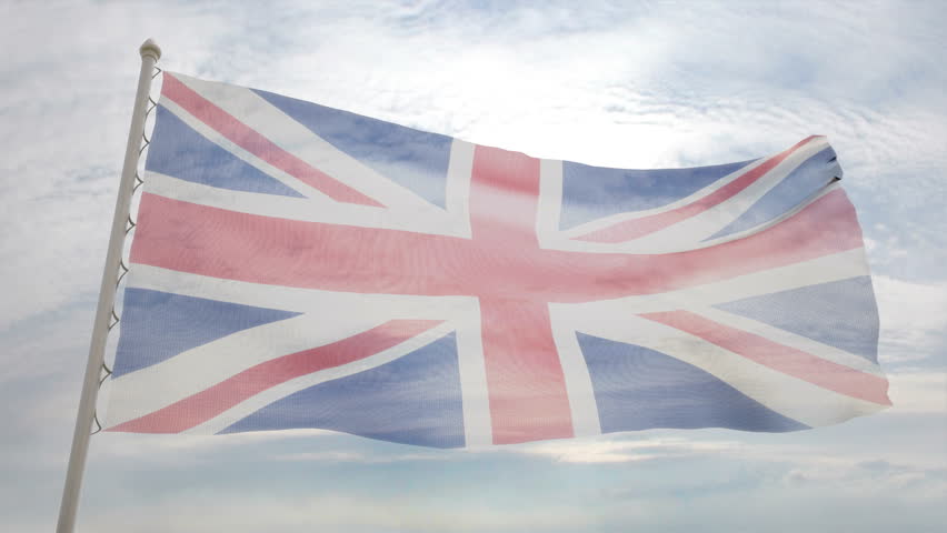 Flag of United Kingdom - HD loop