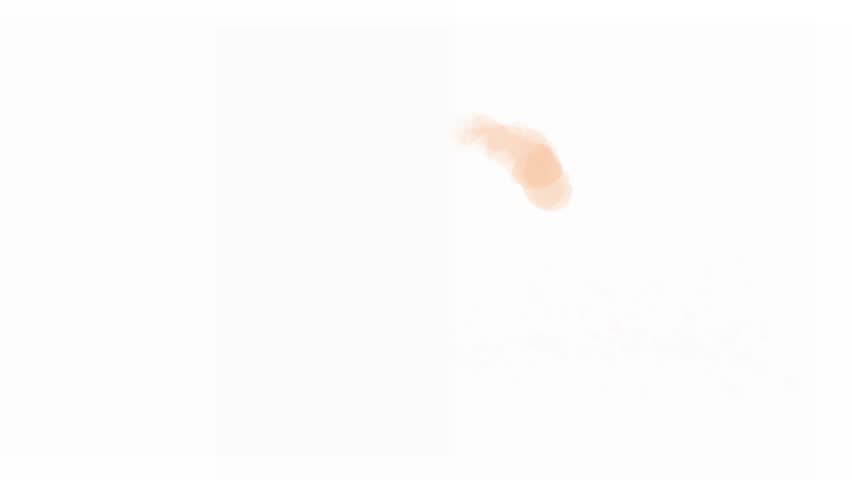 Watercolor landscape painting timelapse - Orange Trees at Sunset