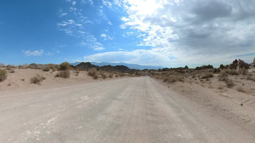 California Desert Off Road Driving Front 10 Alabama Hills E Sierra California USA