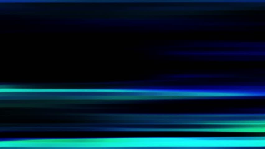 Blue horizontal streaks blur across the frame.