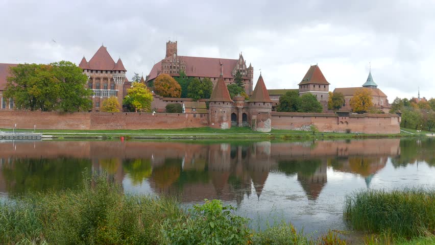 The Castle of the Teutonic Order in Malbork - the largest castle in the world