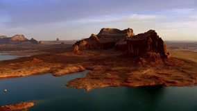 View of sunset over South Rim of Grand Canyon landscape usa panorama National Park, Arizona, USA panorama of the Grand Canyon National Park,