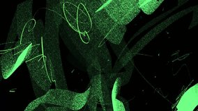 Multi-colored texture drafts on a black screen. Concept of interference and streaks on old film strip. Damage and old sketches for overlay in 4K with alpha channel. - Powered by Shutterstock - Get 15% off with code: PIKWIZARD15