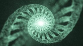 Artistic rotating of a dna helix on futuristic copy space animation background.  - Powered by Shutterstock - Get 15% off with code: PIKWIZARD15