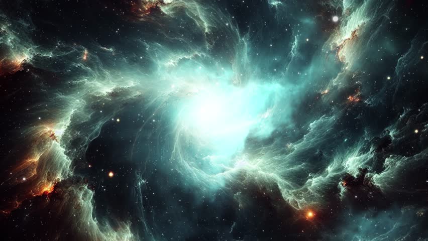 Nebula gas in the infinite universe