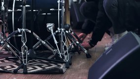 musical equipment behind the scenes of the stage, a technician adjusts the equipment on stage - Powered by Shutterstock - Get 15% off with code: PIKWIZARD15