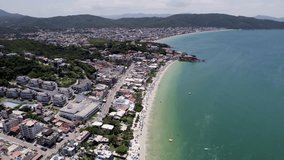 4k drone videos of the beaches of Bambinhas, Santa Catarina, Brazil

