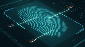 Biometric digital technology, fingerprint scanner, concept of cybersecurity and data protection, isometric view (3d render) - Powered by Shutterstock - Get 15% off with code: PIKWIZARD15