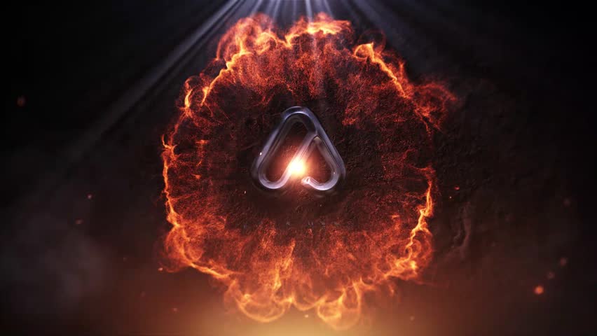 impact electric energetic powerfull fire explosion 3d logo reveal,Shockwave smoke explosion,Steam or dust wave animation, editable template
